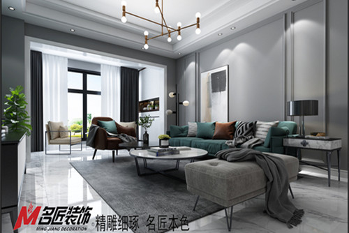 梧州市榜山三級45號住宅樓現(xiàn)代簡約風格三居室裝修案例